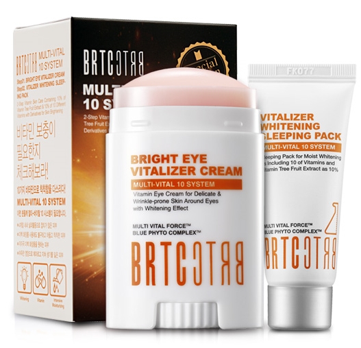 BRTC Bright eye vitalizer cream sleeping pack Korea cosmetic